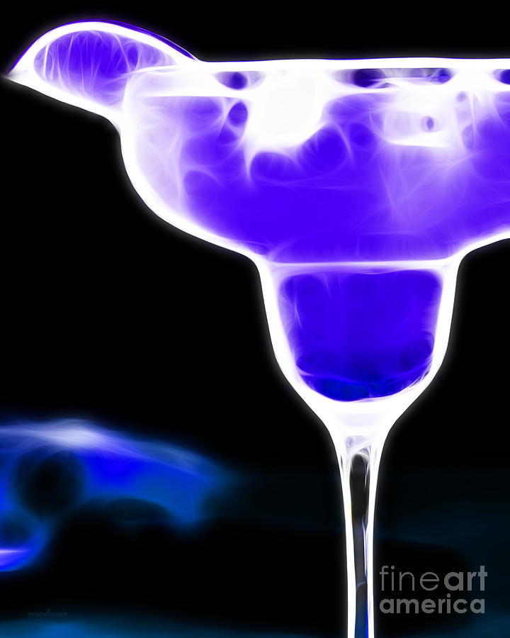 Midnight Blue Margarita Breeze Photograph by Wingsdomain Art and Photography
