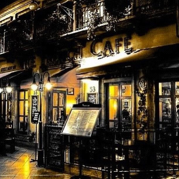 Coffee Photograph - Midnight Cafe by Paul Coombs