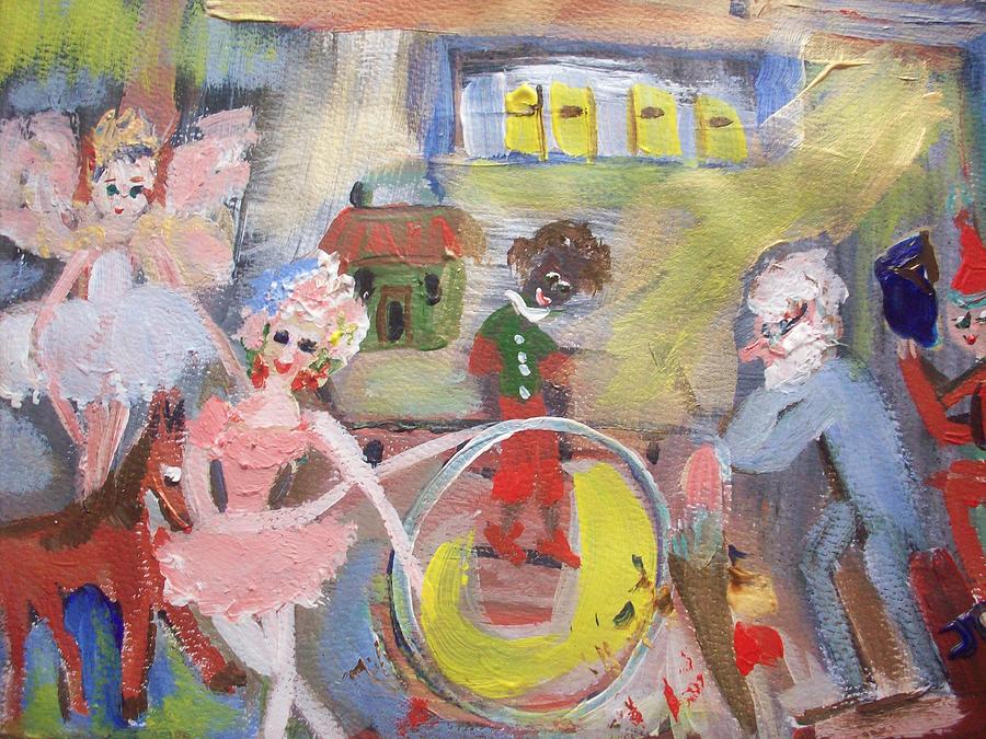 Midnight in the toyshop Painting by Judith Desrosiers