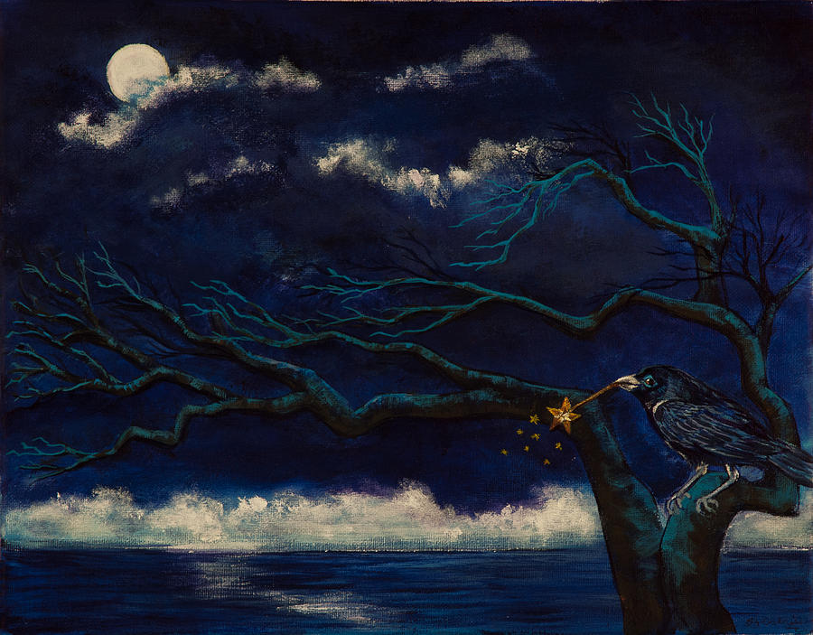 Midnight Magic Painting by Susan Culver