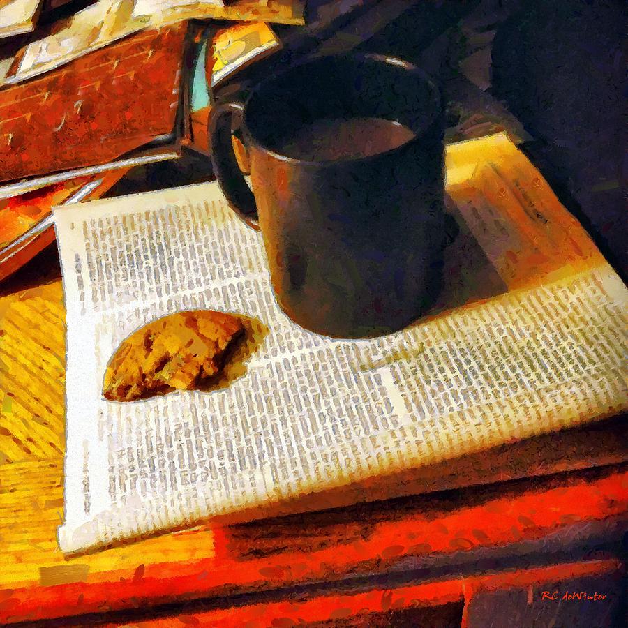 Midnight Provisions Painting by RC DeWinter