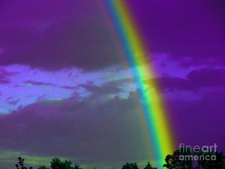 A Midnight Rainbow Photograph by Susan Carella
