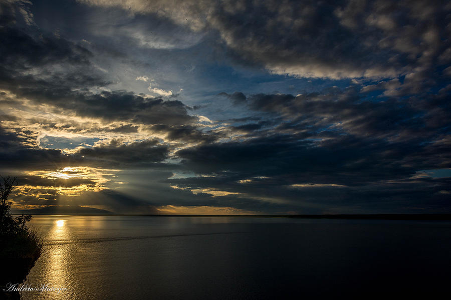 Midnight Sun Over Cook Inlet Photograph by Andrew Matwijec