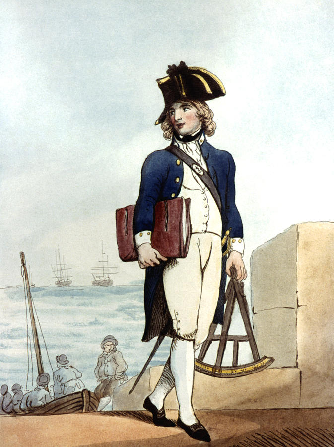 Midshipman, 1799 Painting by Granger