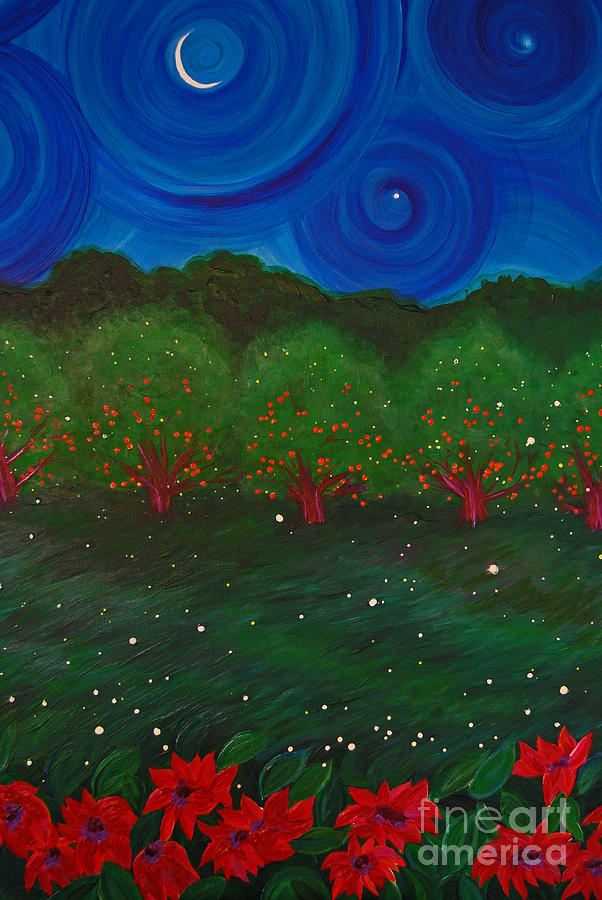 Vincent Van Gogh Painting - Midsummer Night by jrr by First Star Art