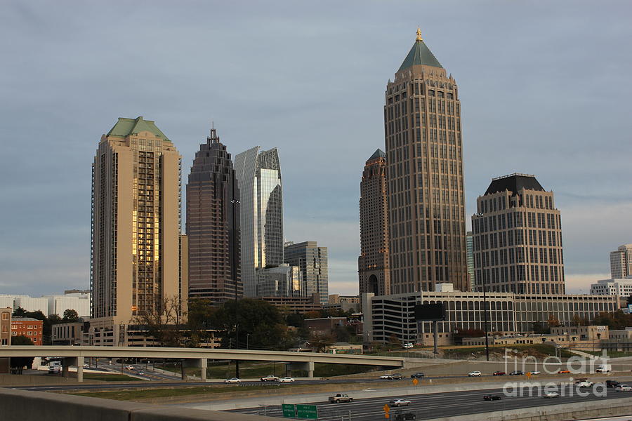 Midtown Atlanta Photograph by Reid Callaway