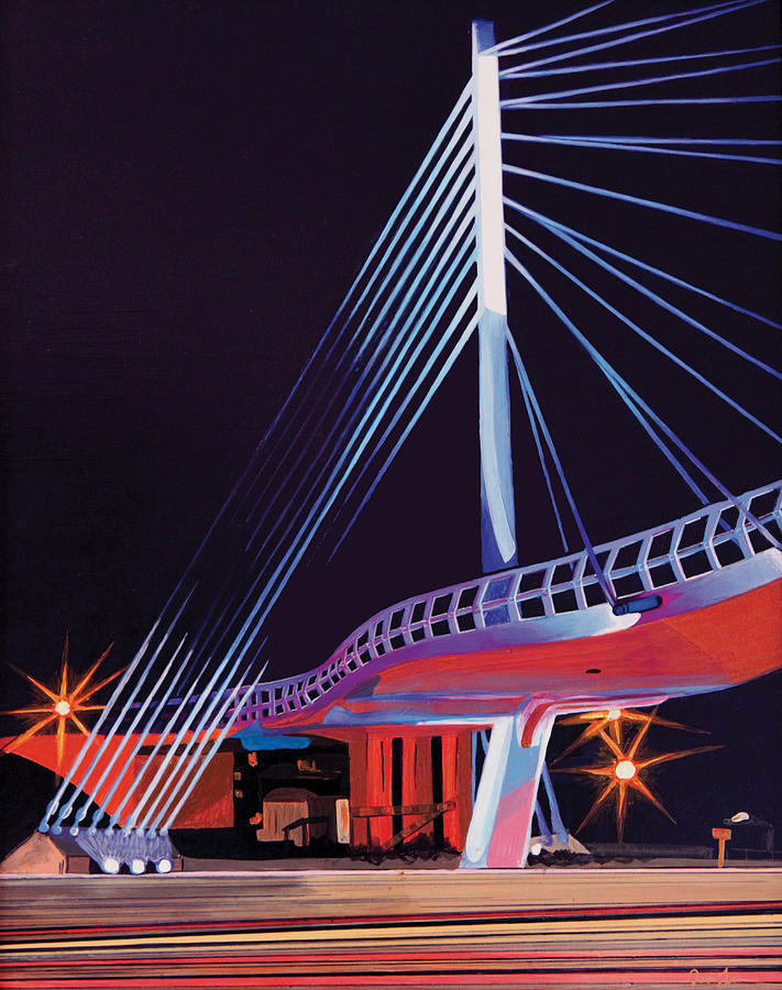 Midtown Greenway Sabo Bridge Painting by Jude Labuszewski