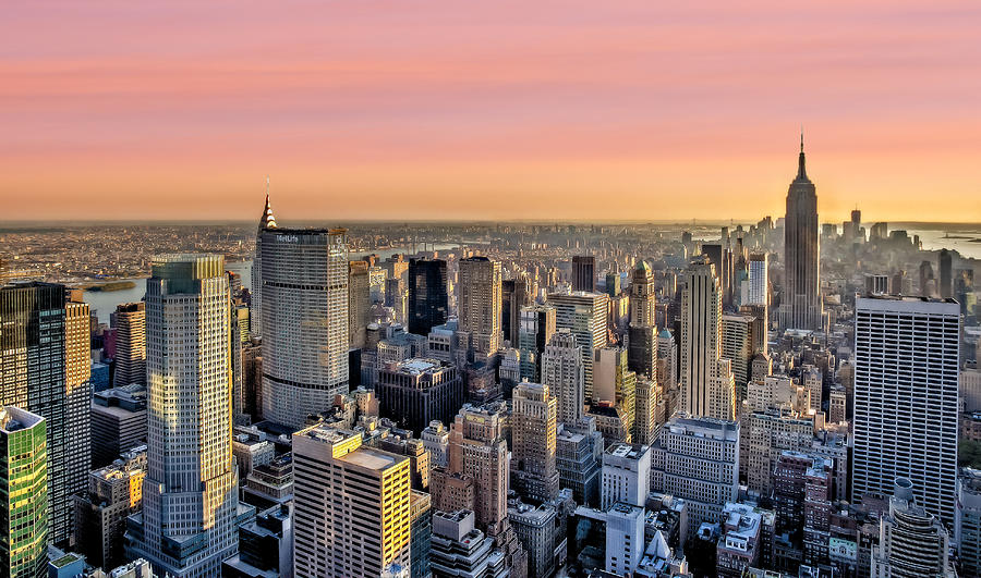 New York City Photograph - Midtown Manhattan Empire State by Susan Candelario