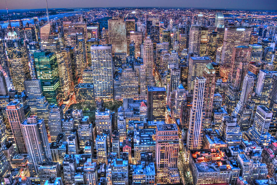 New York City Photograph - Midtown Manhattan Skyline by Randy Aveille