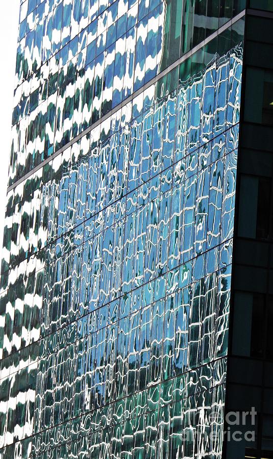 Skyscraper Photograph - Midtown Reflections 3 by Sarah Loft