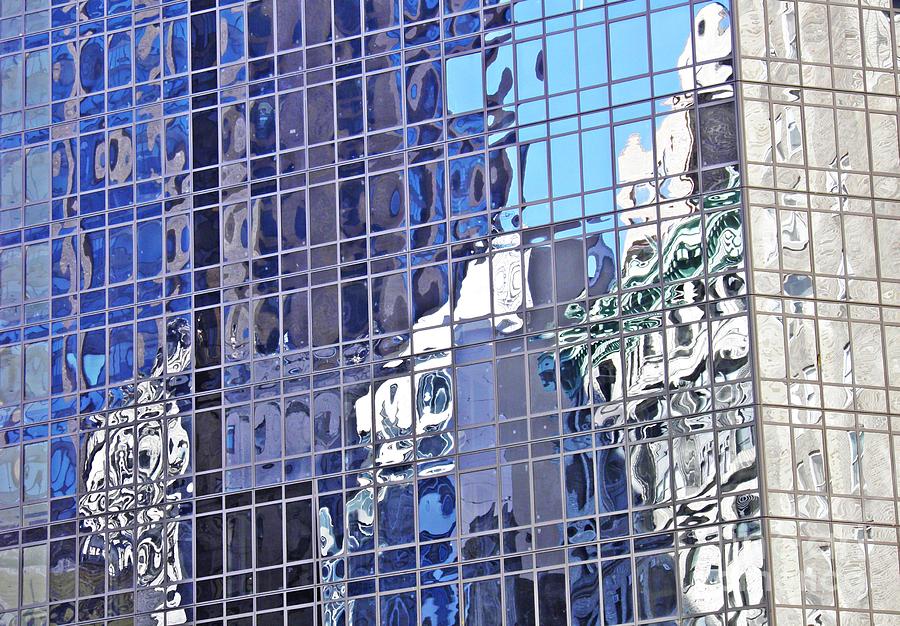 Skyscraper Photograph - Midtown Reflections 5 by Sarah Loft