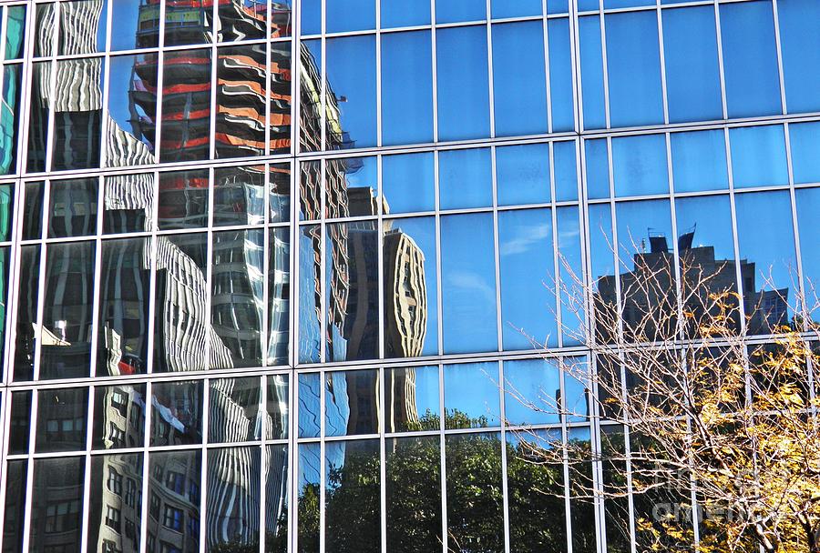 Skyscraper Photograph - Midtown Reflections 6 by Sarah Loft