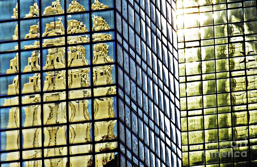 Skyscraper Photograph - Midtown Reflections 8 by Sarah Loft