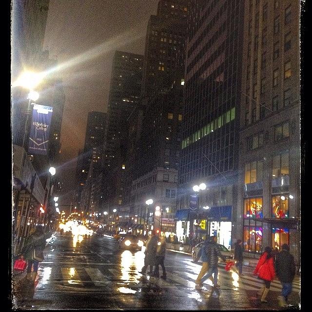 New York City Photograph - Midtown Traffic. #manhattan #nyc by David Lynch