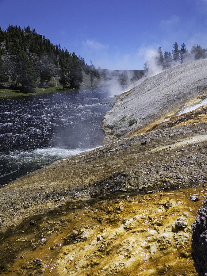 Midway Geyser Runoff Photograph by Carolyn Fox | Fine Art America