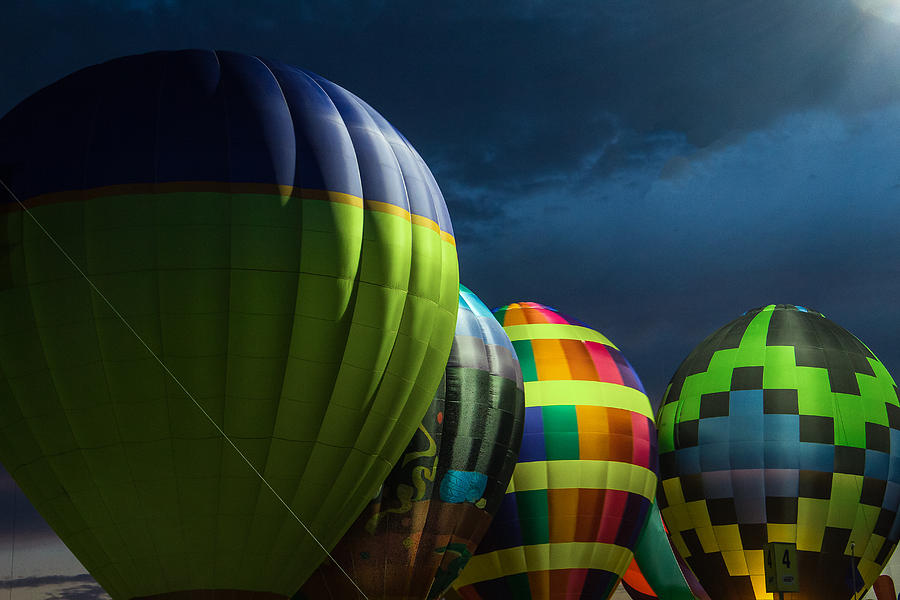 Midwest Balloon Glow Photograph by Steven Bateson