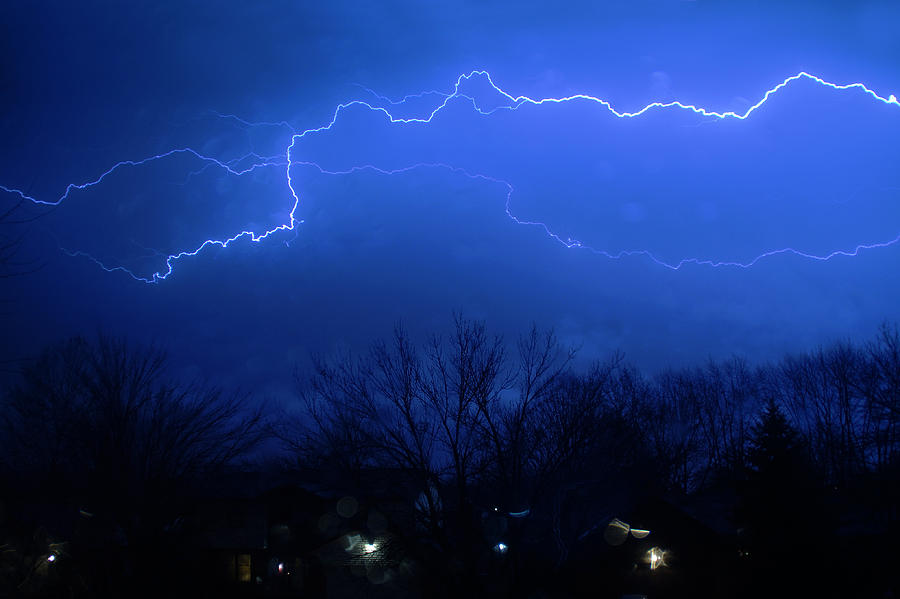 Midwest Winter Lightning Storm Photograph by Joji Ishikawa - Pixels