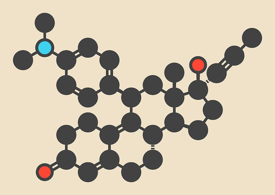 Mifepristone Molecule Photograph by Molekuul