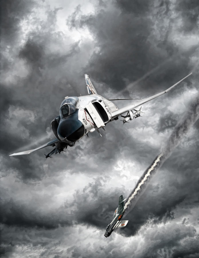Jet Digital Art - MiG Killer by Peter Chilelli
