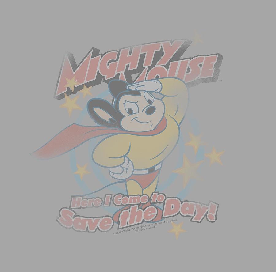 Superhero Digital Art - Mighty Mouse - At Your Service by Brand A