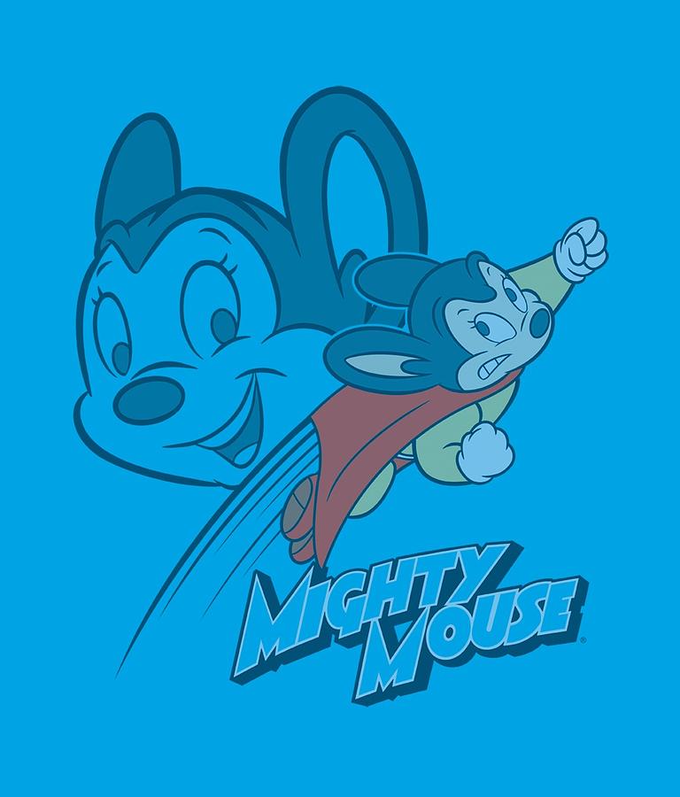Superhero Digital Art - Mighty Mouse - Double Mouse by Brand A