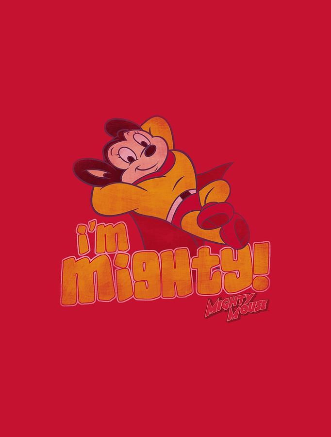 Superhero Digital Art - Mighty Mouse - Im Mighty by Brand A