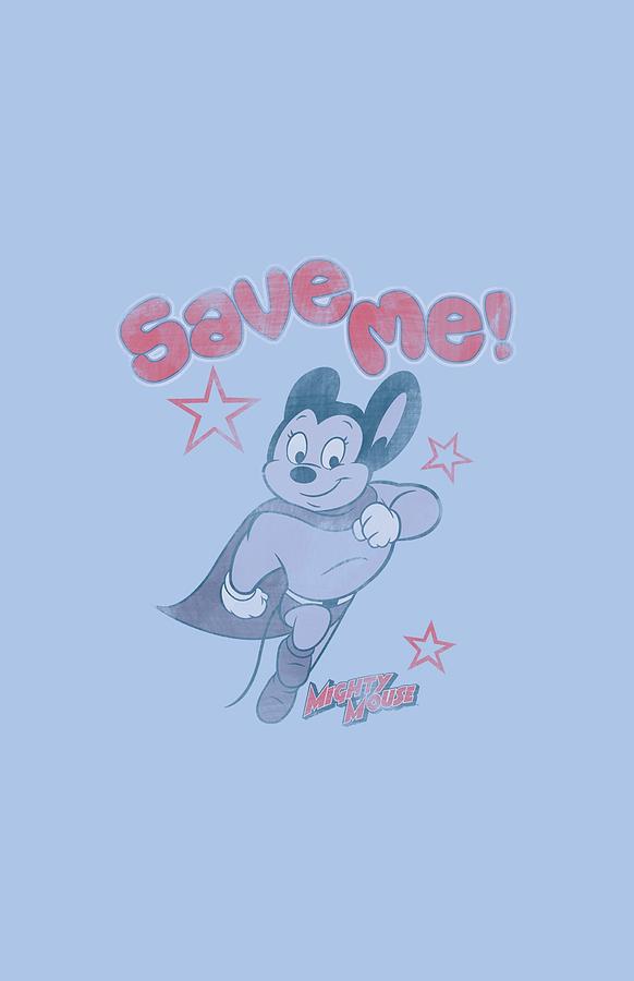 Superhero Digital Art - Mighty Mouse - Save Me by Brand A