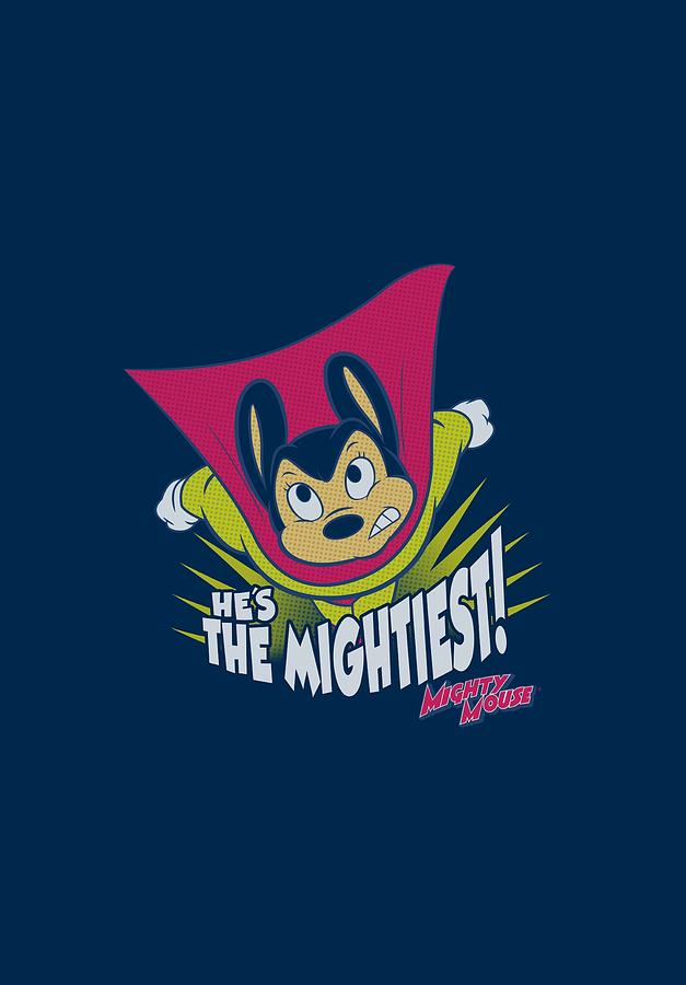 Superhero Digital Art - Mighty Mouse - The Mightiest by Brand A