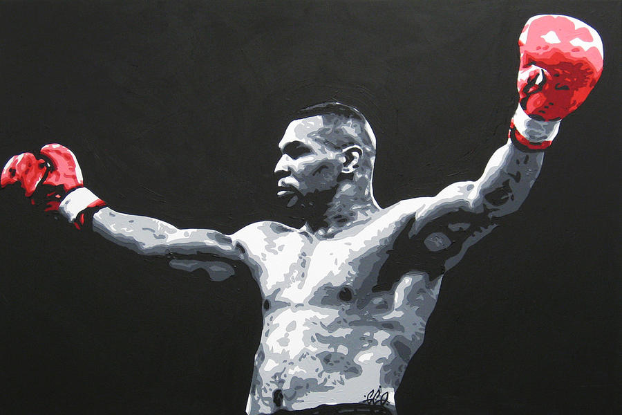 Mike Tyson Painting - Mike Tyson 1 by Geo Thomson