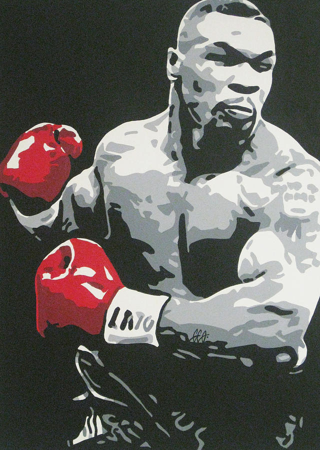 Mike Tyson Painting - Mike Tyson 2 by Geo Thomson