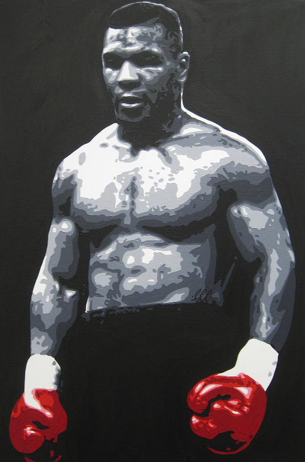Mike Tyson Painting - Mike Tyson 7 by Geo Thomson