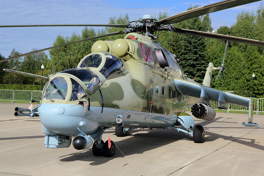 Mil Mi-24p Attack Helicopter Of Russian Photograph by Artyom Anikeev