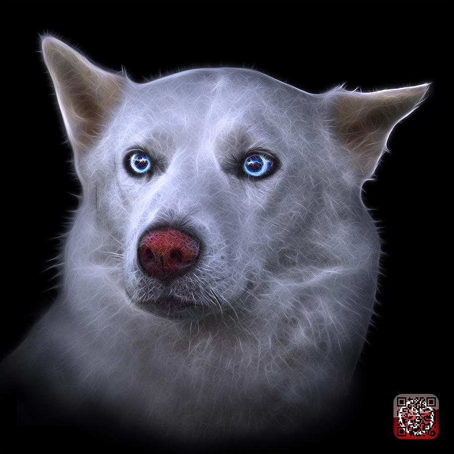 Mila - Siberian Husky - 2103 - BB Painting by James Ahn