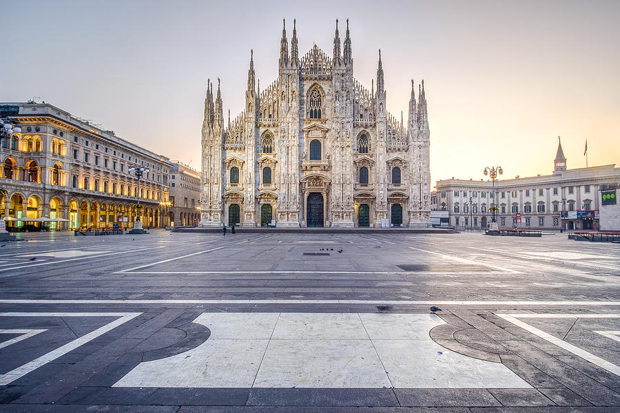 Milan Cathedral Against Sky During Sunset Photograph by Gentian Polovina / EyeEm Milan Cathedral Against Sky During Sunset Photograph by Gentian Polovina / EyeEm