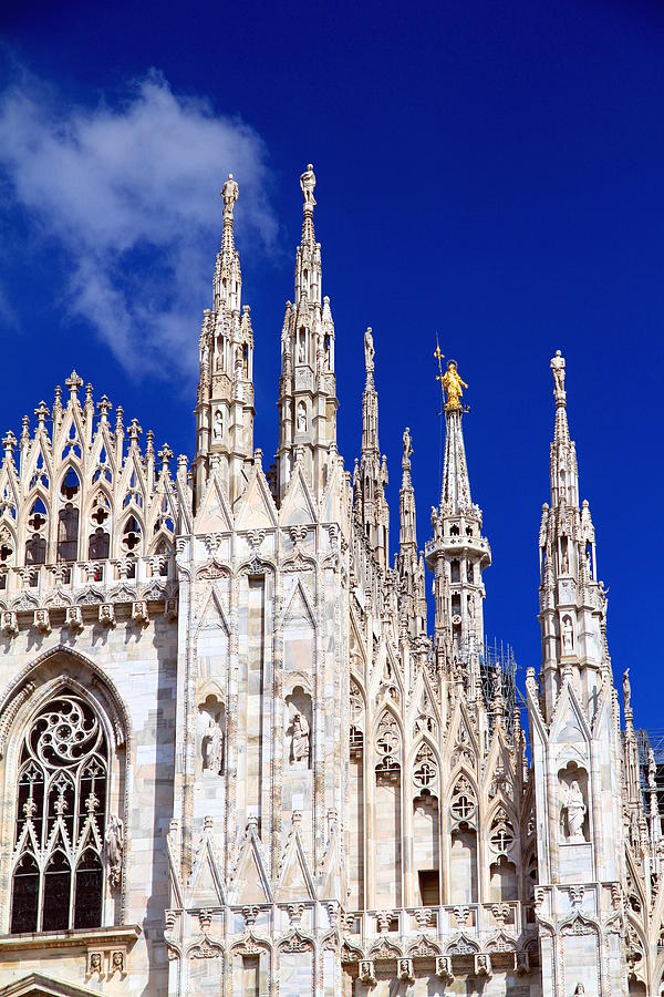 Milan Duomo Closeup Photograph by Valentino Visentini