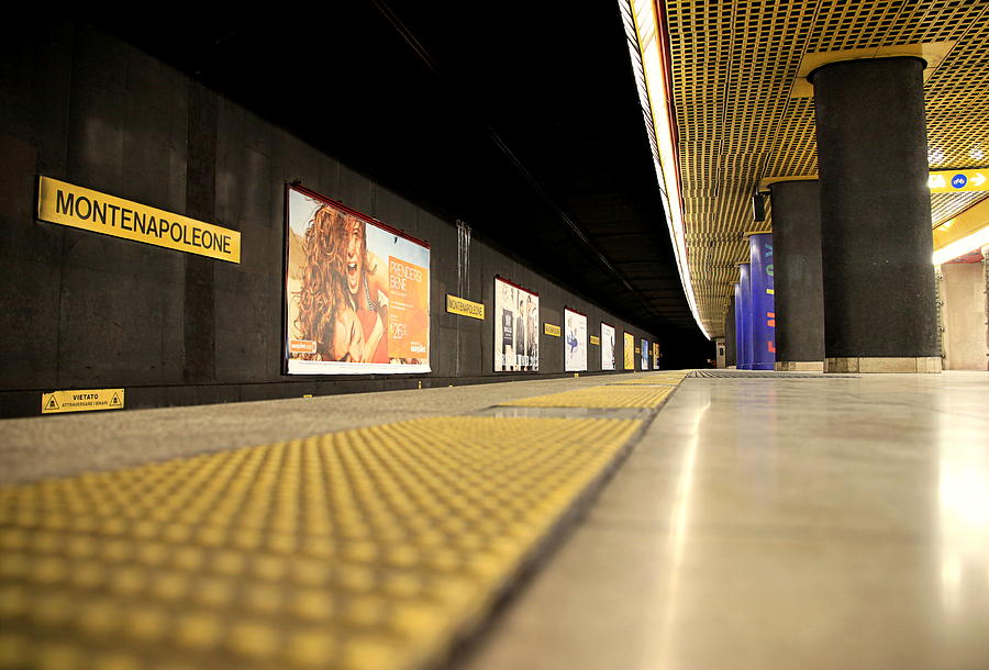 Milan Subway Station Photograph by Valentino Visentini