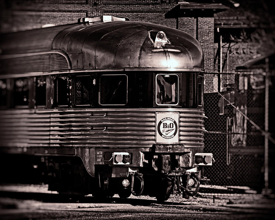 Mile One Express Black And White Photograph