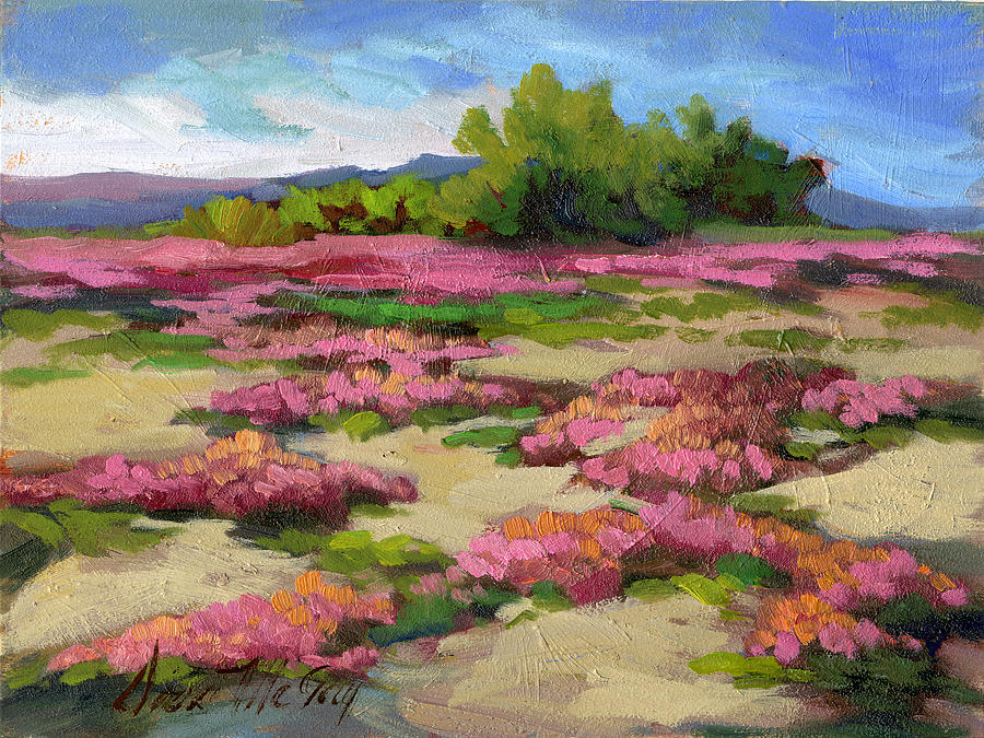 Desert Painting - Miles Avenue Years Ago by Diane McClary