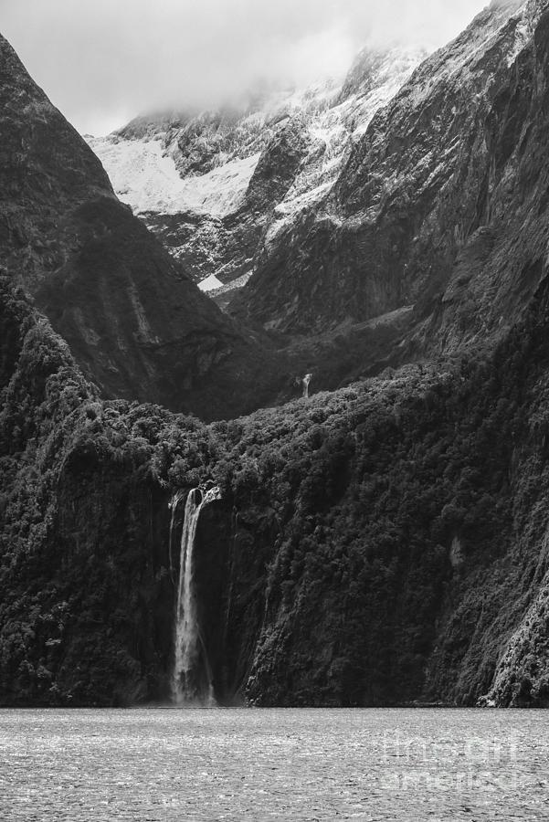 Milford Sound Stirling Falls 2 Photograph by Bob Phillips