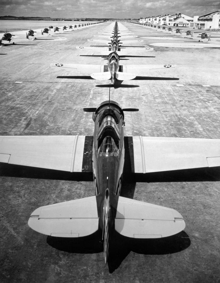 Military Aircraft, C1947 Photograph by Granger