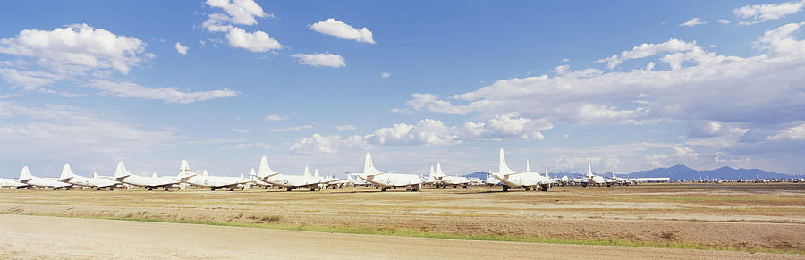 Military Airplanes At Davismonthan Air Photograph by Panoramic Images