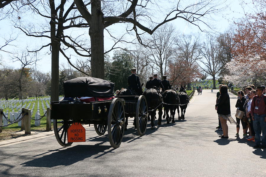 Military Funeral Honors Photograph by Allen Beatty
