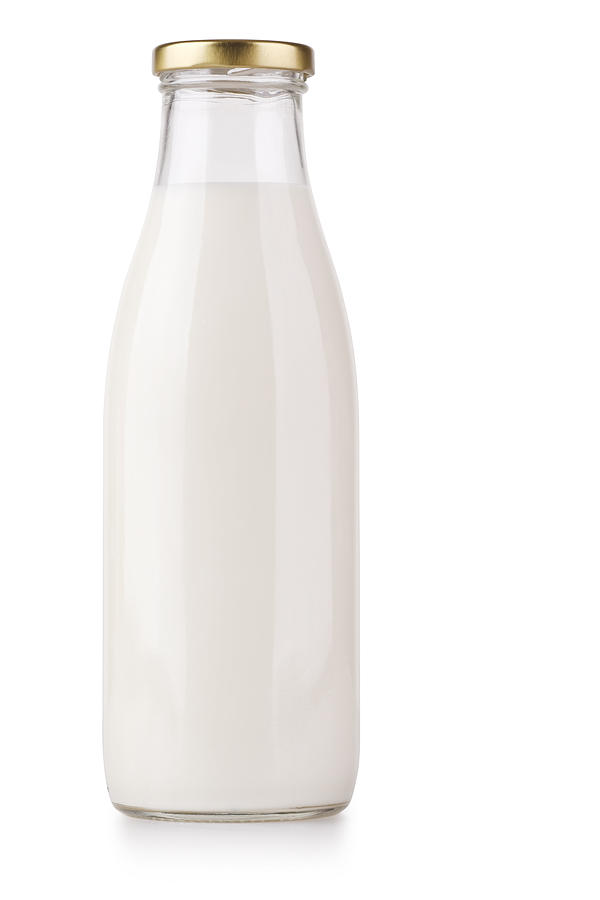 Milk Bottle + Clipping Path Photograph by Turnervisual