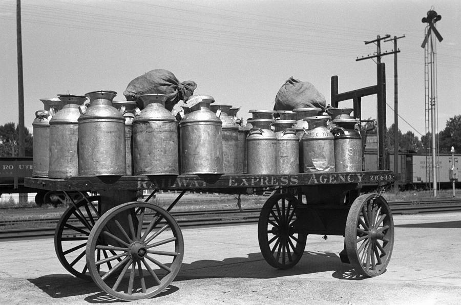Milk Jugs, 1941 Photograph by Granger Fine Art America