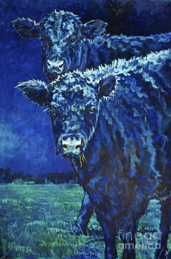 Milk Moon Painting by Patricia A Griffin