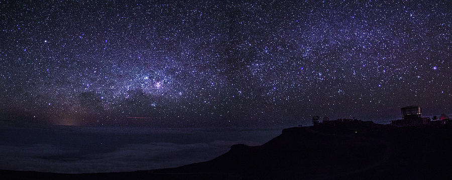 Nature Photograph - Milky Way above Maui by Brad Scott