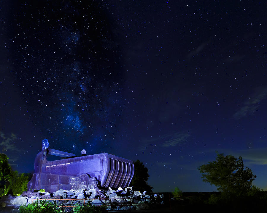 Milky Way and the Big Muskie Bucket Photograph by Jack R Perry