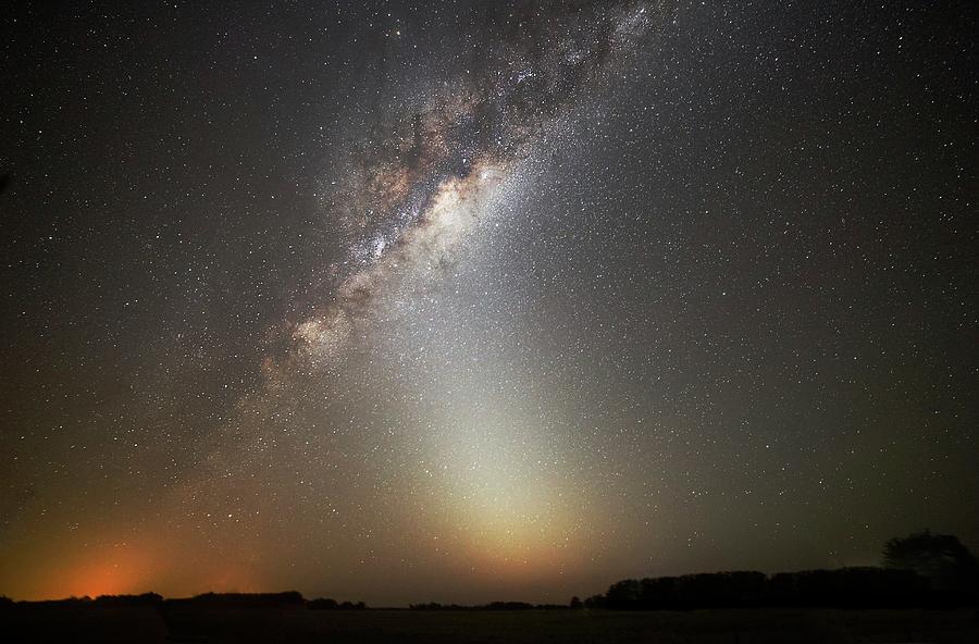 Milky Way And Zodiacal Light Photograph by Luis Argerich