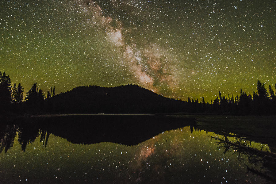 Milky Way at Devils Lake  Photograph by Hisao Mogi