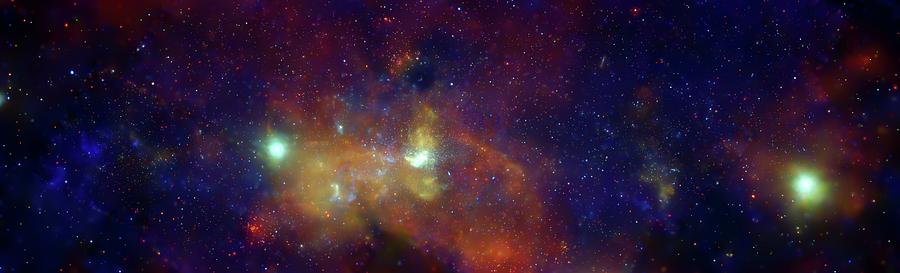 Space Photograph - Milky Way Galactic Centre by Nasa/cxc/u. Mass/d. Wang Et Al/science Photo Library
